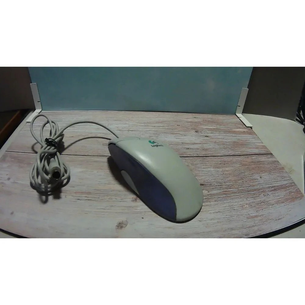 Vintage Logitech MouseMan (M-C44) 3-Button PC Mouse – PS/2 Connector